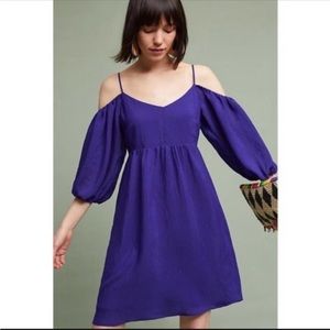 Anthropologie Moulinettes soeurs Carina puff sleeve dress size SP